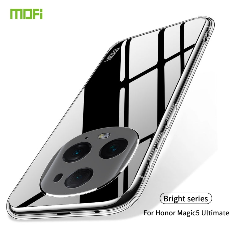 For Honor Magic5 Ultimate MOFI Ming Series Ultra-thin TPU Phone Case(Transparent) - Honor Cases by MOFI | Online Shopping South Africa | PMC Jewellery