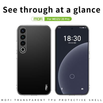 For Meizu 20 Pro MOFI Ming Series Ultra-thin TPU Phone Case(Transparent) - Meizu by MOFI | Online Shopping South Africa | PMC Jewellery