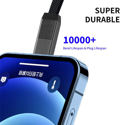 ENKAY ENK-CB134 4-in-1 60W USB-A / Type-C to 8 Pin / Type-C Nylon Braided Magnetic Fast Charging Data Cable, Cable Length:1.2m - Multifunction Cable by ENKAY | Online Shopping South Africa | PMC Jewellery | Buy Now Pay Later Mobicred