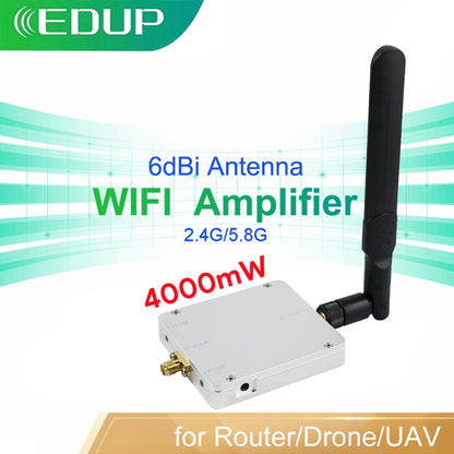 EDUP EP-AB015 4W 2.4GHz/5.8GHz Dual Band Wireless Signal Booster WiFi Amplifier - Broadband Amplifiers by EDUP | Online Shopping South Africa | PMC Jewellery | Buy Now Pay Later Mobicred