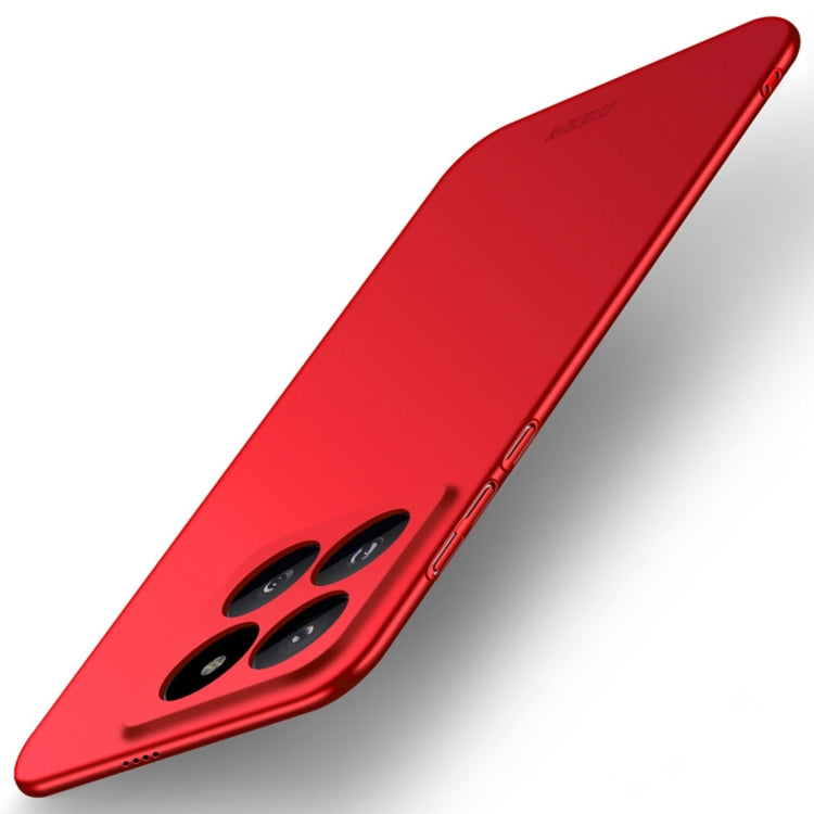 For Xiaomi 14 Pro MOFI Micro-Frosted PC Ultra-thin Hard Phone Case(Red) - 14 Pro Cases by MOFI | Online Shopping South Africa | PMC Jewellery | Buy Now Pay Later Mobicred