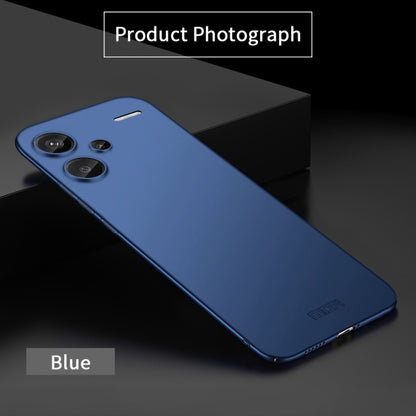 For Redmi Note 13 Pro+ MOFI Micro-Frosted PC Ultra-thin Hard Phone Case(Blue) - Note 13 Pro+ Cases by MOFI | Online Shopping South Africa | PMC Jewellery