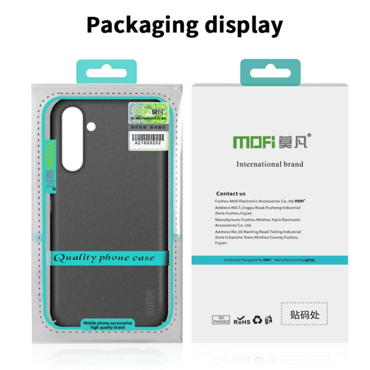 For Samsung Galaxy S24+ 5G MOFI Fandun Series Frosted PC Ultra-thin All-inclusive Phone Case(Green) - Galaxy S24+ 5G Cases by MOFI | Online Shopping South Africa | PMC Jewellery