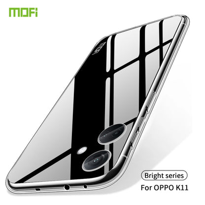 For OPPO K11 MOFI Ming Series Transparent Ultra-thin TPU Phone Case(Transparent) - OPPO Cases by MOFI | Online Shopping South Africa | PMC Jewellery