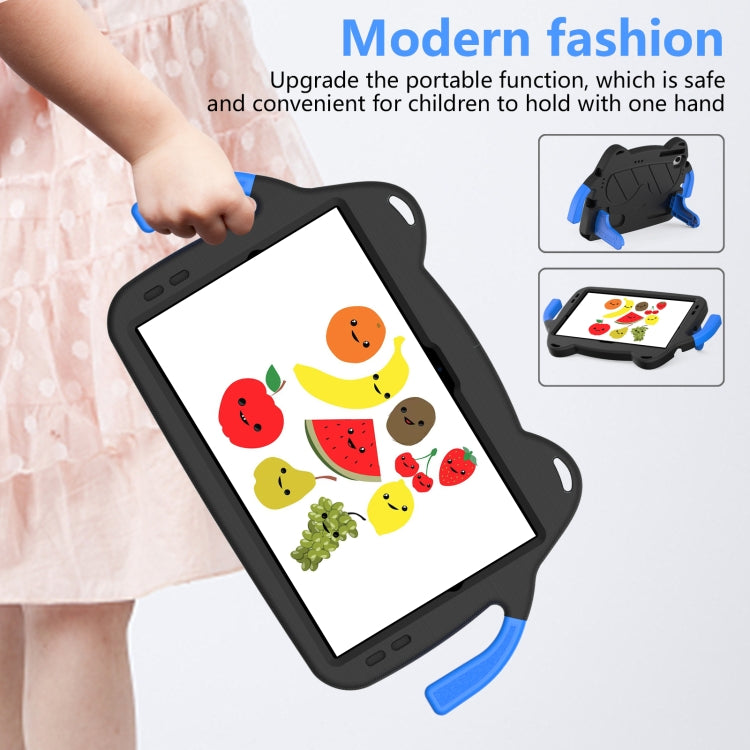 For Lenovo Tab M10 Plus TB-125 2022 Ice Baby EVA Shockproof Hard PC Tablet Case(Black+Blue) - Lenovo by PMC TechLife | Online Shopping South Africa | PMC TechLife | Buy Now Pay Later Mobicred