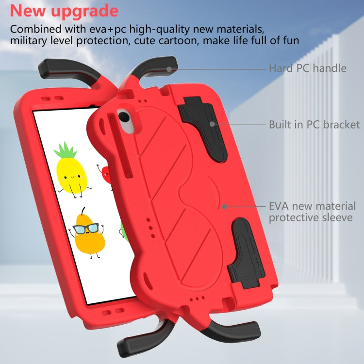 For Lenovo Tab M10 Plus TB-125 2022 Ice Baby EVA Shockproof Hard PC Tablet Case(Red+Black) - Lenovo by PMC TechLife | Online Shopping South Africa | PMC TechLife | Buy Now Pay Later Mobicred