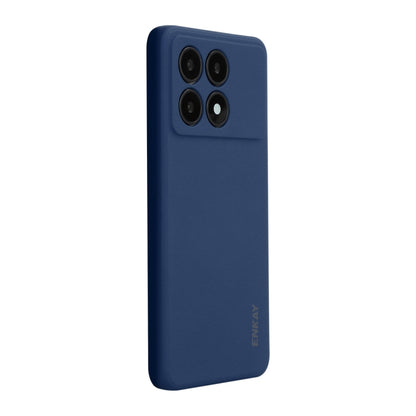 For Xiaomi Poco F6 Pro / Redmi K70 ENKAY Hat-Prince Liquid Silicone Shockproof Soft Phone Case(Dark Blue) - K70 Cases by ENKAY | Online Shopping South Africa | PMC Jewellery | Buy Now Pay Later Mobicred