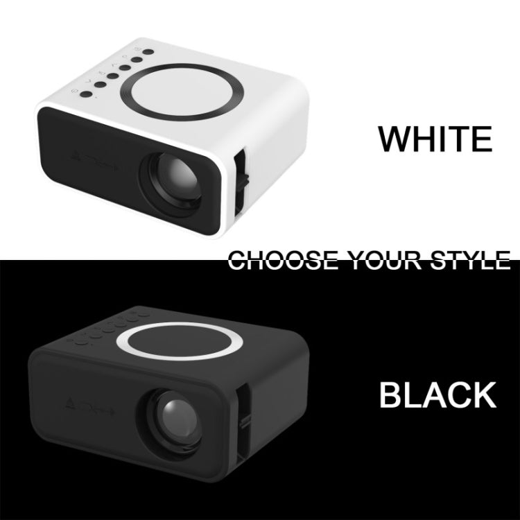 YT300 Home Multimedia Mini Remote Projector Support Mobile Phone(AU Plug White) - Mini Projector by PMC Jewellery | Online Shopping South Africa | PMC Jewellery | Buy Now Pay Later Mobicred