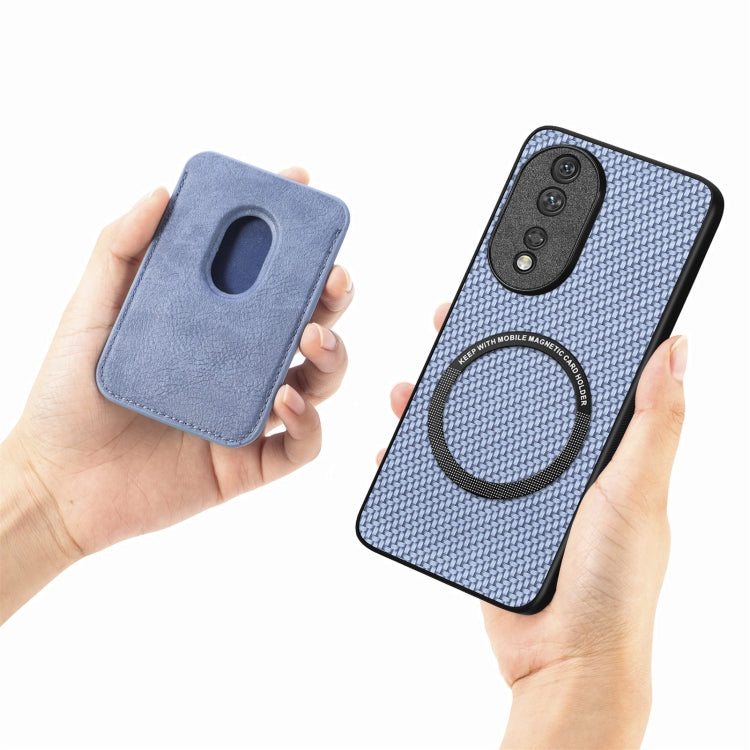For Honor 80 Pro Carbon Fiber Leather Card Magsafe Phone Case(Brown) - free shipping - PMC TechLife - Order now!