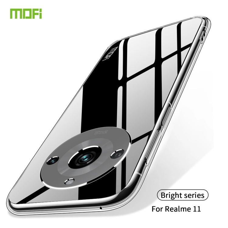 For Realme 11 MOFI Ming Series Ultra-thin TPU Phone Case(Transparent) - Realme Cases by MOFI | Online Shopping South Africa | PMC TechLife