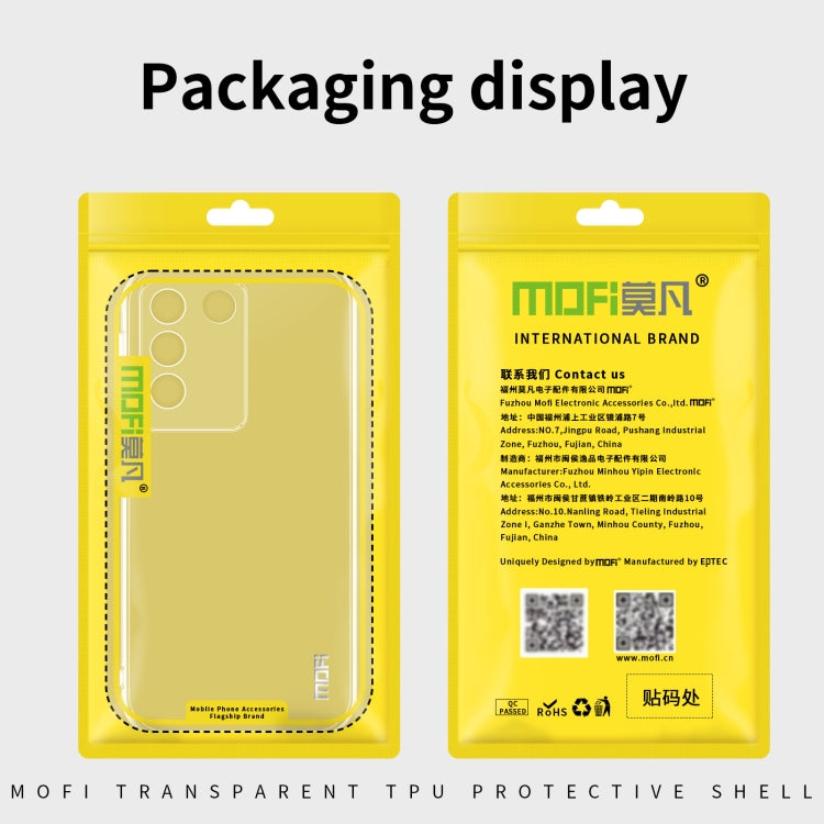 For vivo S17e MOFI Ming Series Ultra-thin TPU Phone Case(Transparent) - vivo Cases by MOFI | Online Shopping South Africa | PMC Jewellery