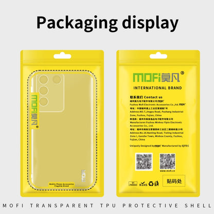 For vivo X200 MOFI Ming Series Ultra-thin TPU Phone Case(Transparent) - X200 Cases by MOFI | Online Shopping South Africa | PMC Jewellery | Buy Now Pay Later Mobicred