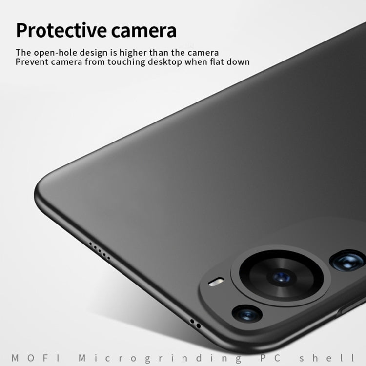 For Huawei P60 Art MOFI Frosted PC Ultra-thin Hard Phone Case(Black) - Huawei Cases by MOFI | Online Shopping South Africa | PMC Jewellery