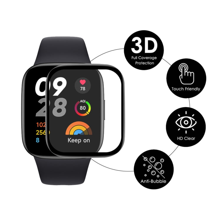 For Redmi Watch 3 Lite 5pcs ENKAY ENKAY 3D Full Coverage Soft PC Edge PMMA HD Screen Film - free shipping - PMC TechLife - Order now!