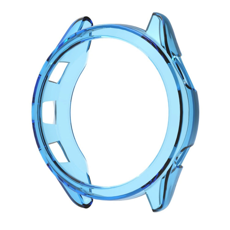 For Garmin Forerunner 965 ENKAY Hat-Prince Transparent TPU Frame Drop Protection Case(Blue) - free shipping - PMC TechLife - Order now!