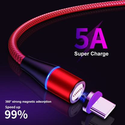 ENKAY 2 in 1 5A USB to Type-C + 8 Pin Magnetic Fast Charging Data Cable with LED Light, Length: 1m(Black) - Charging Cable & Head by ENKAY | Online Shopping South Africa | PMC Jewellery | Buy Now Pay Later Mobicred