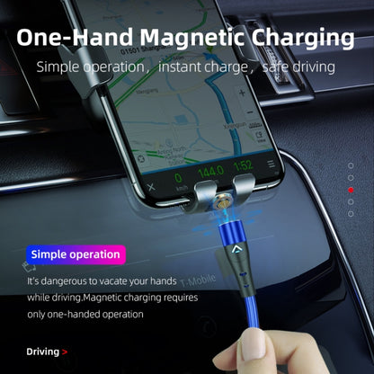 ENKAY 3A USB to 8 Pin Magnetic Fast Charging Data Cable with LED Light, Length:2m(Black) - Charging Cable & Head by ENKAY | Online Shopping South Africa | PMC Jewellery | Buy Now Pay Later Mobicred