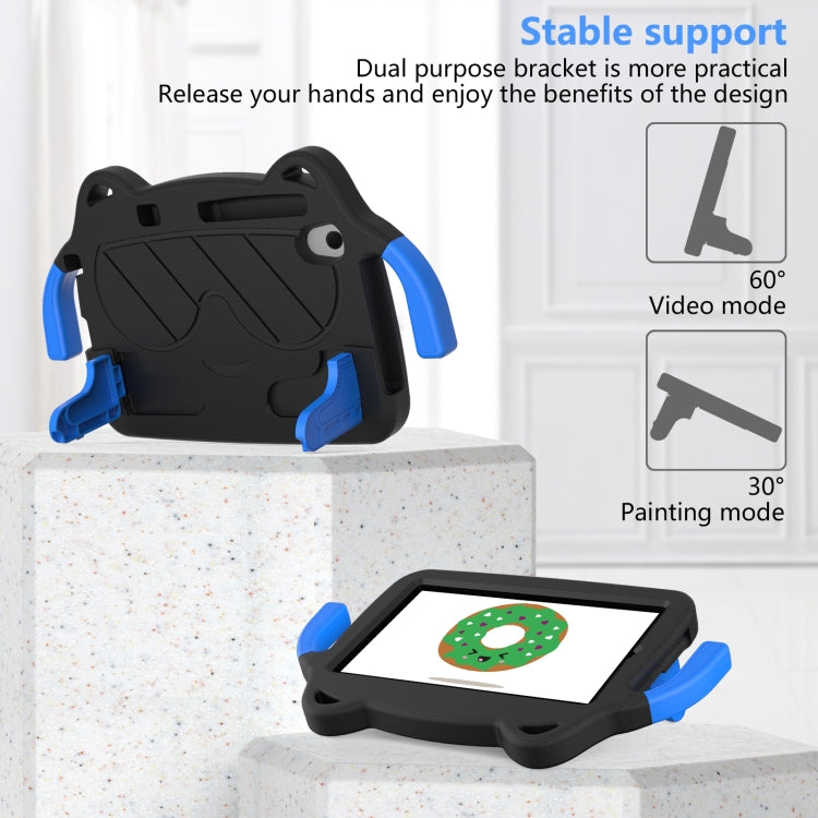 For Huawei MediaPad M5 Lite 8.0 Ice Baby EVA Shockproof Hard PC Tablet Case(Black+Blue) - Huawei by PMC TechLife | Online Shopping South Africa | PMC TechLife | Buy Now Pay Later Mobicred