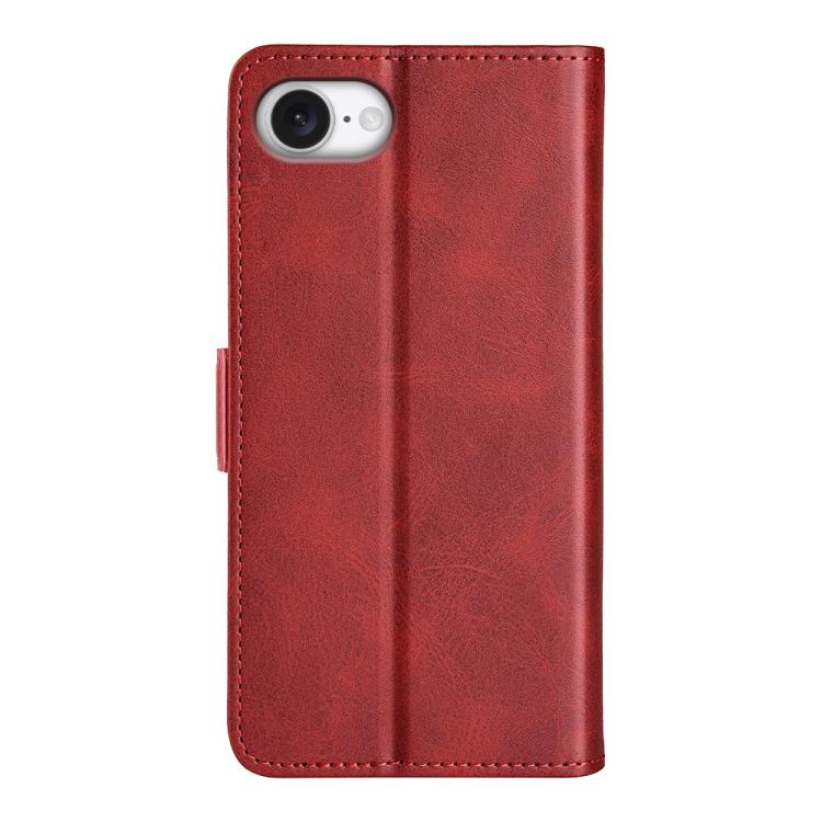 For iPhone 16e Dual-side Magnetic Buckle Horizontal Flip Leather Phone Case(Red) - free shipping - PMC TechLife - Order now!
