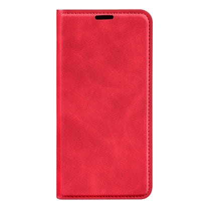 For iPhone 16 Retro-skin  Magnetic Suction Leather Phone Case(Red) - iPhone 16 Cases by PMC Jewellery | Online Shopping South Africa | PMC Jewellery | Buy Now Pay Later Mobicred