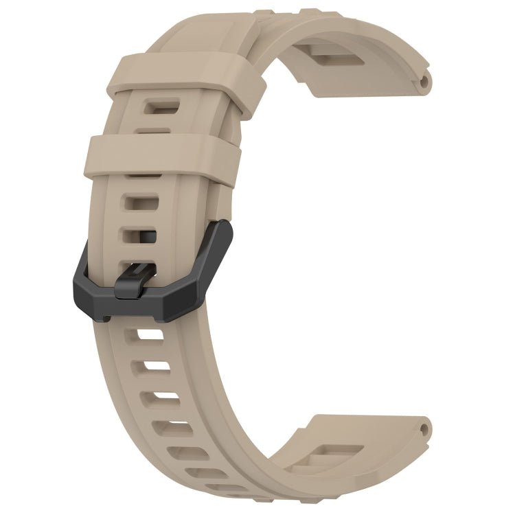 For Amazfit T-Rex Ultra Silicone Sports Watch Band(Desert Yellow) - Watch Bands by PMC Jewellery | Online Shopping South Africa | PMC Jewellery