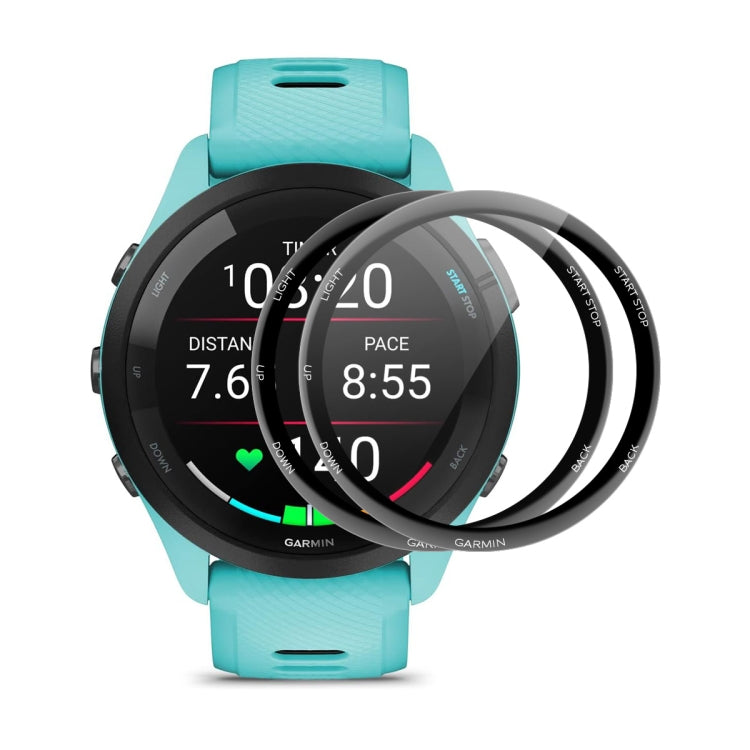 For Garmin Forerunner 265 2pcs ENKAY 3D Full Coverage Soft PC Edge PMMA HD Screen Protector Film - free shipping - PMC TechLife - Order now!