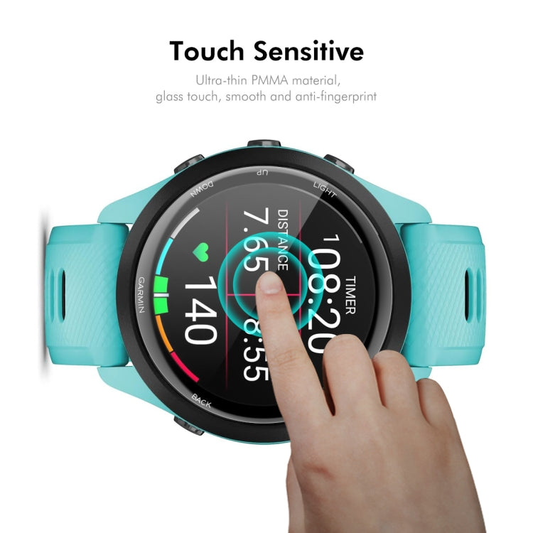 For Garmin Forerunner 265 2pcs ENKAY 3D Full Coverage Soft PC Edge PMMA HD Screen Protector Film - free shipping - PMC TechLife - Order now!