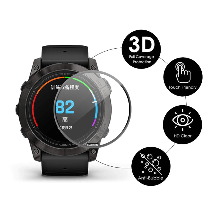For Garmin Epix Pro Gen 2 42mm 5pcs ENKAY 3D Full Coverage Soft PC Edge PMMA HD Screen Protector Film - free shipping - PMC TechLife - Order now!