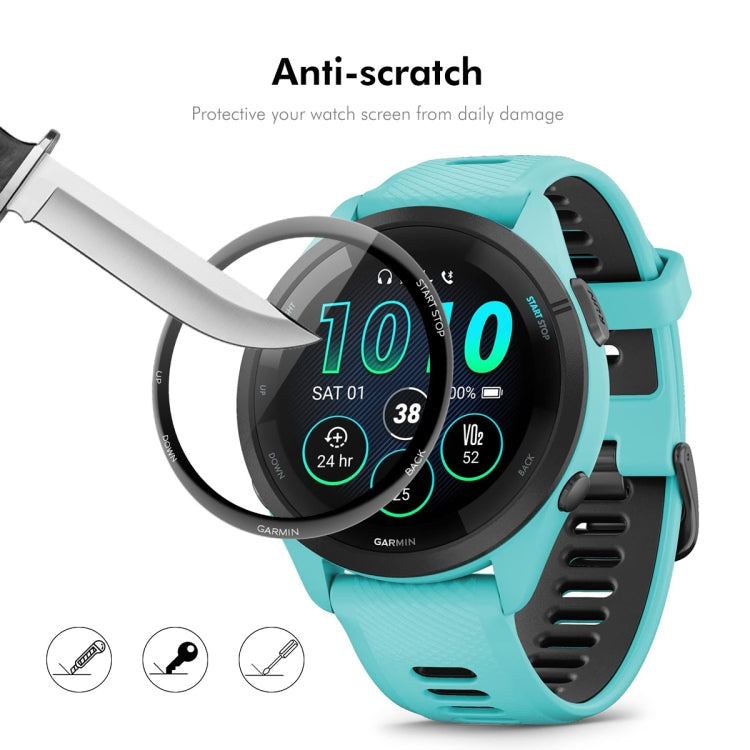 For Garmin Forerunner 265 5pcs ENKAY 3D Full Coverage Soft PC Edge PMMA HD Screen Protector Film - free shipping - PMC TechLife - Order now!
