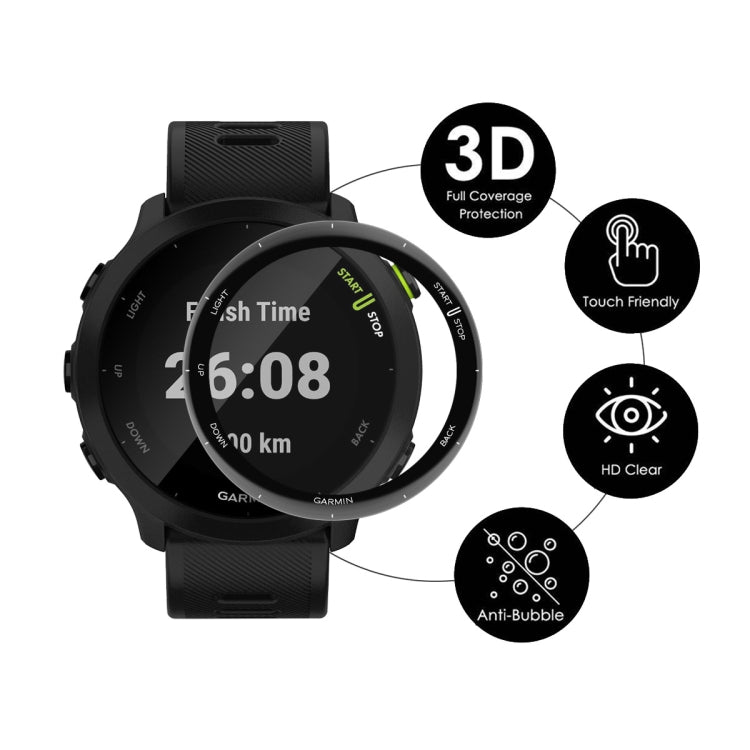 For Garmin Forerunner 158 5pcs ENKAY 3D Full Coverage Soft PC Edge PMMA HD Screen Protector Film - free shipping - PMC TechLife - Order now!