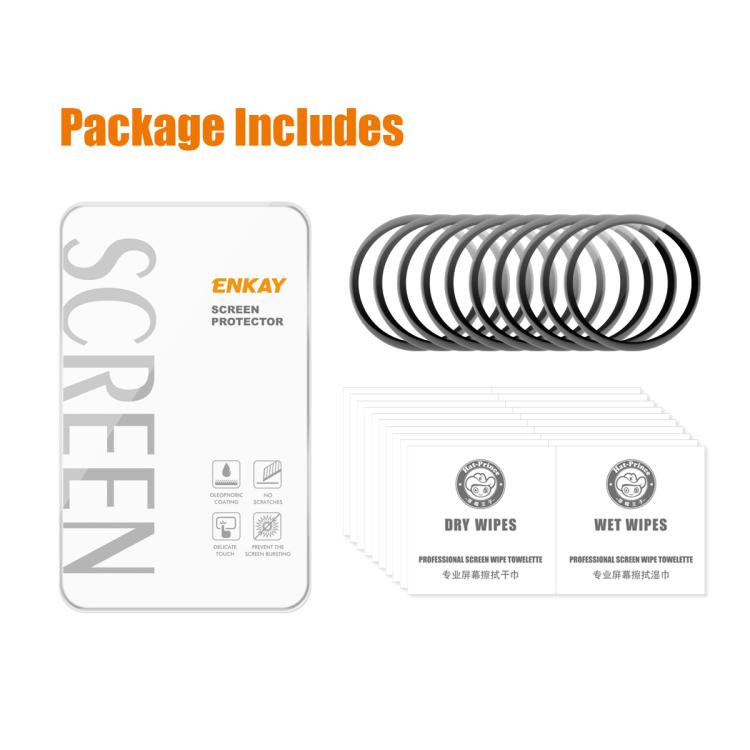 For Garmin vivoactive 6 10pcs ENKAY 3D Full Coverage Soft PC Edge PMMA HD Screen Protector Film - free shipping - PMC TechLife - Order now!