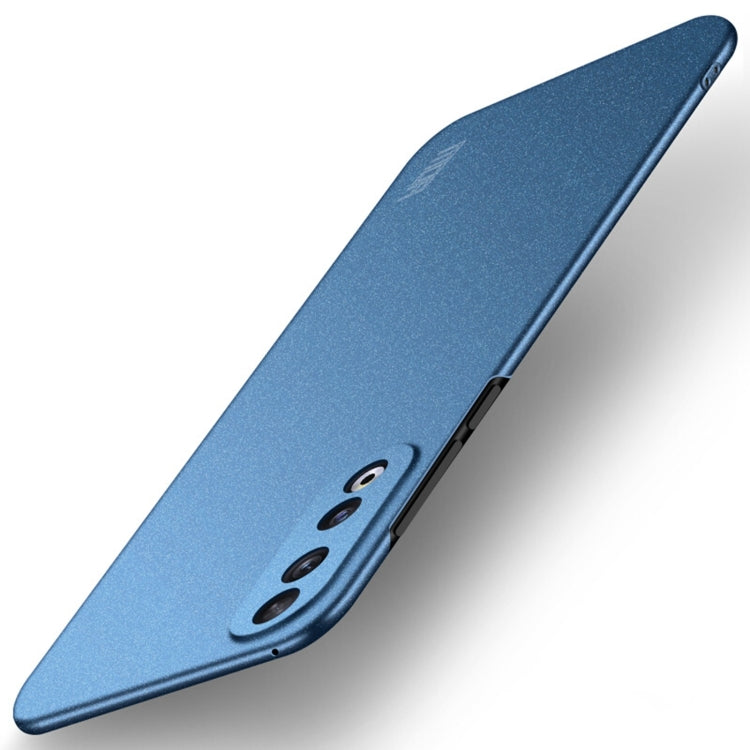 For Honor 90 MOFI Fandun Series Frosted PC Ultra-thin All-inclusive Phone Case(Blue) - Honor Cases by MOFI | Online Shopping South Africa | PMC Jewellery