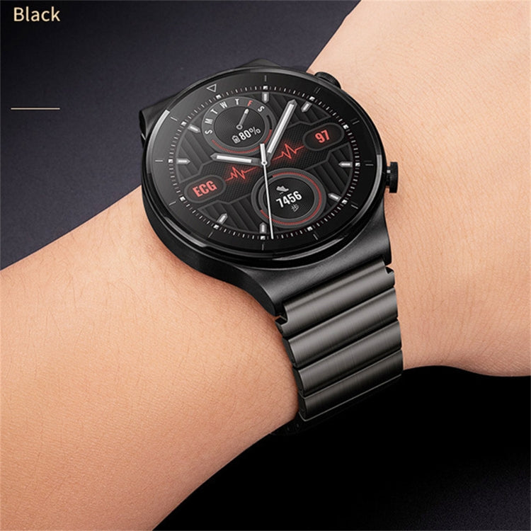 For Huawei Watch 4 / 4 Pro One Bead Titanium Alloy Watch Band(Black) - Watch Bands by PMC TechLife | Online Shopping South Africa | PMC TechLife