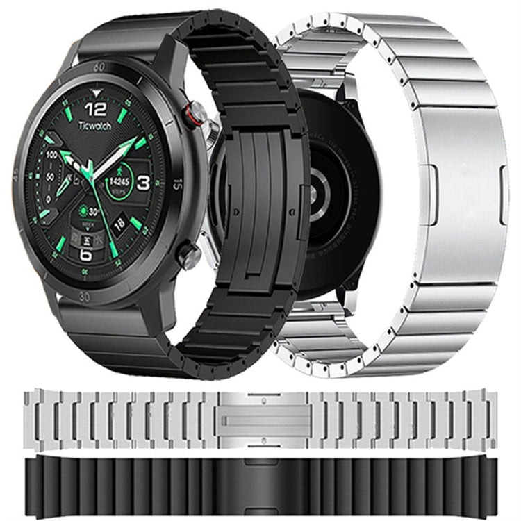 For Huawei Watch GT 42mm / 46mm One Bead Titanium Alloy Watch Band(Gray) - Watch Bands by PMC Jewellery | Online Shopping South Africa | PMC Jewellery