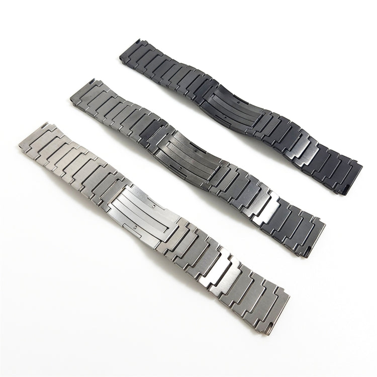 For Honor Magic Watch 2 46mm One Bead Titanium Alloy Watch Band(Black) - Watch Bands by PMC Jewellery | Online Shopping South Africa | PMC Jewellery