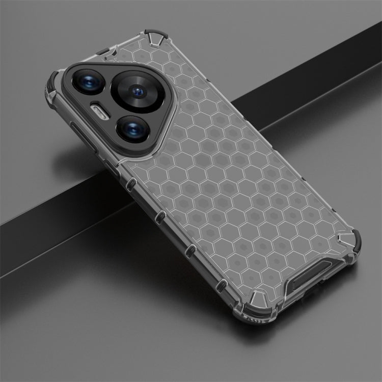 For Huawei Pura 70 Pro+ Shockproof Honeycomb Phone Case(Black) - Huawei Cases by PMC Jewellery | Online Shopping South Africa | PMC Jewellery | Buy Now Pay Later Mobicred
