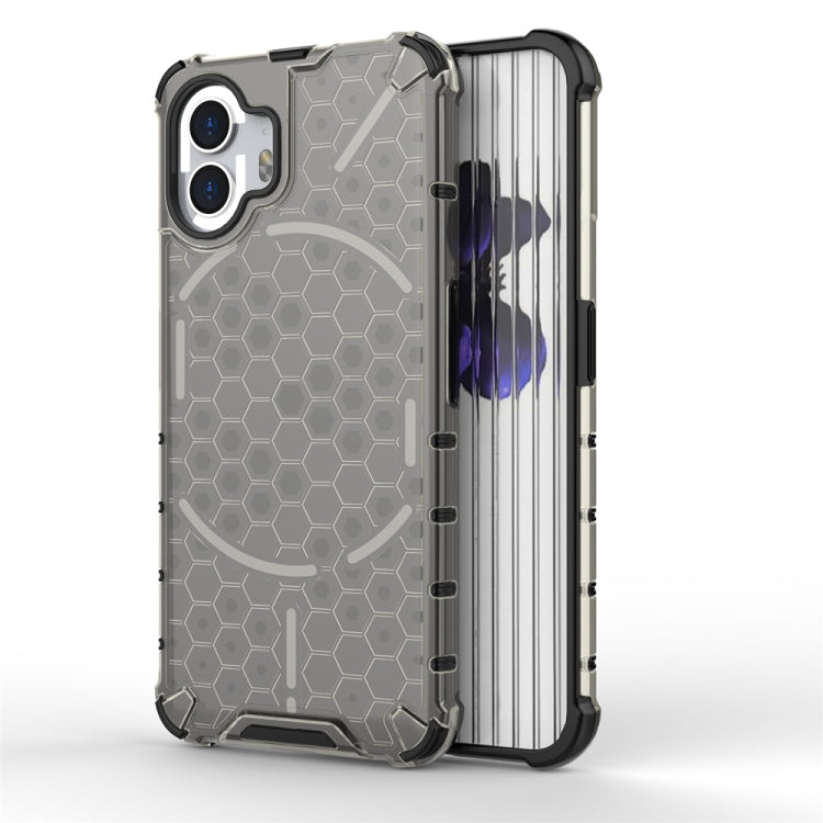 For Nothing Phone 2 Shockproof Honeycomb Phone Case(Black) - More Brand by PMC TechLife | Online Shopping South Africa | PMC TechLife