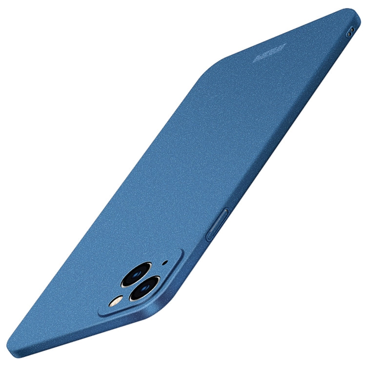 For iPhone 15 Pro Max MOFI Fandun Series Frosted PC Ultra-thin All-inclusive Phone Case(Blue) - iPhone 15 Pro Max Cases by MOFI | Online Shopping South Africa | PMC TechLife