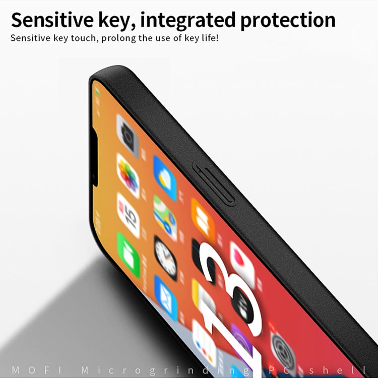 For iPhone 15 Pro MOFI Fandun Series Frosted PC Ultra-thin All-inclusive Phone Case(Blue) - iPhone 15 Pro Cases by MOFI | Online Shopping South Africa | PMC TechLife | Buy Now Pay Later Mobicred