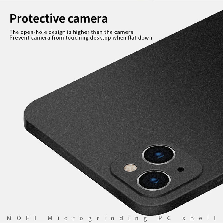 For iPhone 15 Plus  MOFI Fandun Series Frosted PC Ultra-thin All-inclusive Phone Case(Red) - More iPhone Cases by MOFI | Online Shopping South Africa | PMC TechLife
