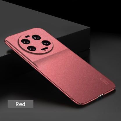 For Xiaomi 13 Ultra MOFI Fandun Series Frosted PC Ultra-thin All-inclusive Phone Case(Red) - Xiaomi Cases by MOFI | Online Shopping South Africa | PMC Jewellery