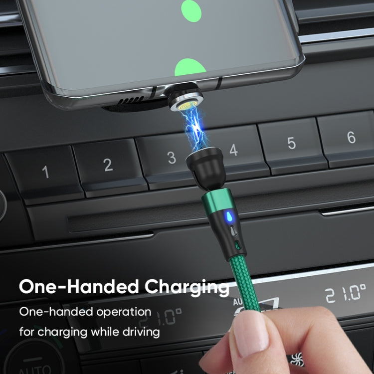 ENKAY PD60W Type-C to Type-C / 8 Pin / Micro USB Magnetic 540 Degrees Rotating Fast Charging Cable, Length:1m(Green) - Charging Cable & Head by ENKAY | Online Shopping South Africa | PMC Jewellery | Buy Now Pay Later Mobicred