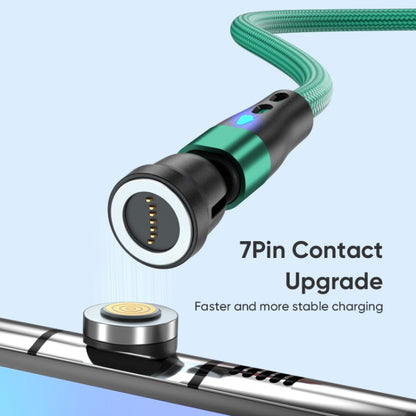 ENKAY PD60W Type-C to Type-C / 8 Pin / Micro USB Magnetic 540 Degrees Rotating Fast Charging Cable, Length:1m(Green) - Charging Cable & Head by ENKAY | Online Shopping South Africa | PMC Jewellery | Buy Now Pay Later Mobicred