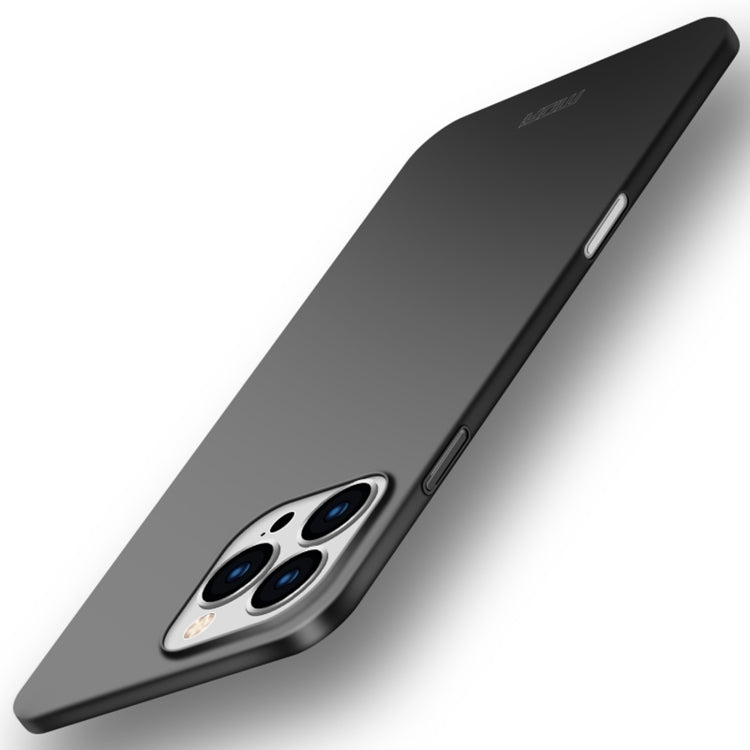 For iPhone 16 Pro Max MOFI Frosted PC Ultra-thin Hard Phone Case(Black) - free shipping - PMC TechLife - Order now!