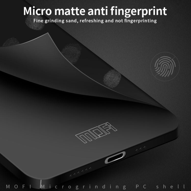 For iPhone 16 MOFI Frosted PC Ultra-thin Hard Phone Case(Black) - iPhone 16 Cases by MOFI | Online Shopping South Africa | PMC Jewellery | Buy Now Pay Later Mobicred