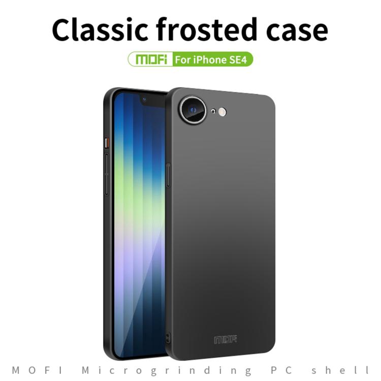 For iPhone 16e MOFI Frosted PC Ultra-thin Hard Phone Case(Red) - iPhone 16e Cases by MOFI | Online Shopping South Africa | PMC TechLife | Buy Now Pay Later Mobicred