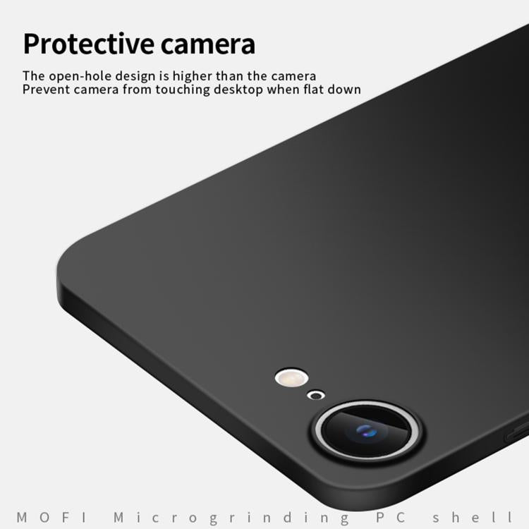For iPhone 16e MOFI Frosted PC Ultra-thin Hard Phone Case(Red) - iPhone 16e Cases by MOFI | Online Shopping South Africa | PMC TechLife | Buy Now Pay Later Mobicred