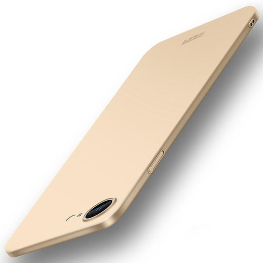 For iPhone 16e MOFI Frosted PC Ultra-thin Hard Phone Case(Gold) - iPhone 16e Cases by MOFI | Online Shopping South Africa | PMC Jewellery | Buy Now Pay Later Mobicred