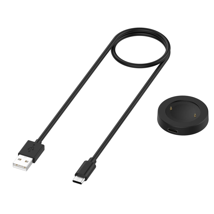 For Honor Watch GS3 MUS-B19 Split Mmagnetic Suction Watch Charging Cable, Length: 1m(Black) - Charger by PMC TechLife | Online Shopping South Africa | PMC TechLife | Buy Now Pay Later Mobicred