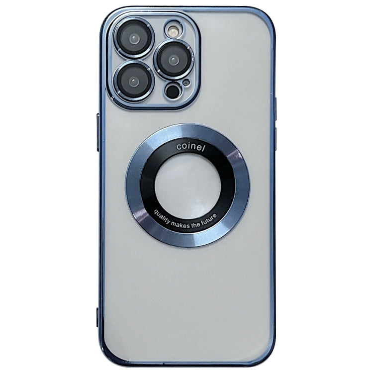 For iPhone 16 Pro Max Electroplating Magsafe TPU Phone Case(Blue) - iPhone 16 Pro Max Cases by PMC TechLife | Online Shopping South Africa | PMC TechLife | Buy Now Pay Later Mobicred